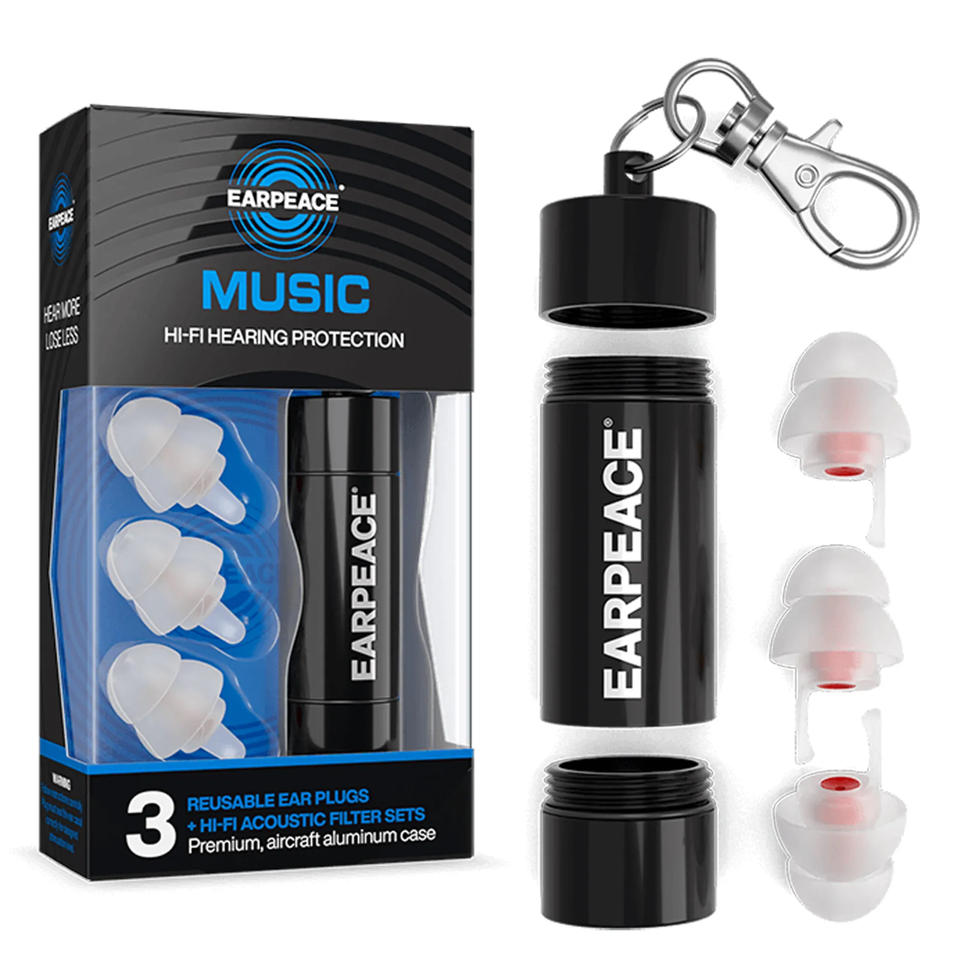 Earpeace Music Original Black Case