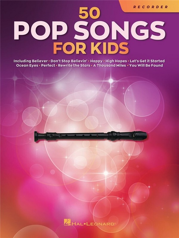 Vorderes Coverbild 50 Pop Songs For Kids - Blockflöte