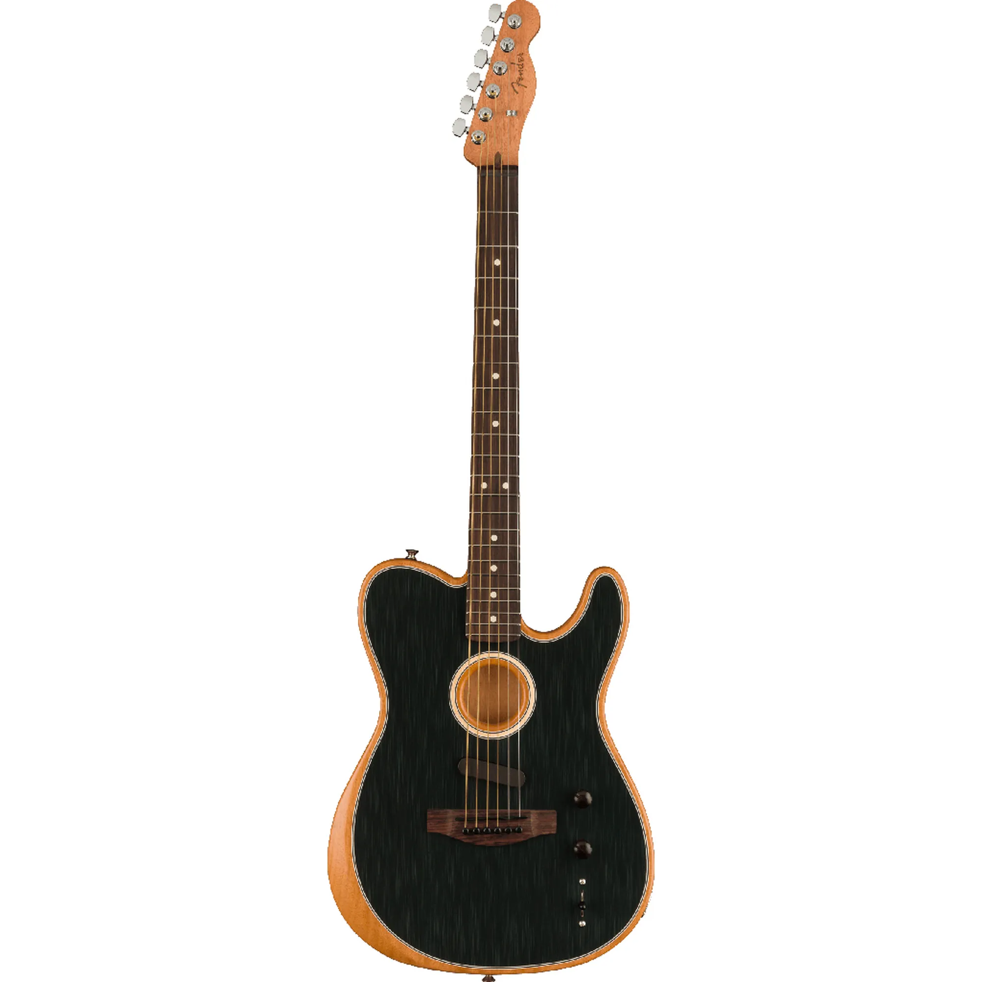 Vorderes Coverbild Fender Acoustasonic Player Tele - BRSH BK