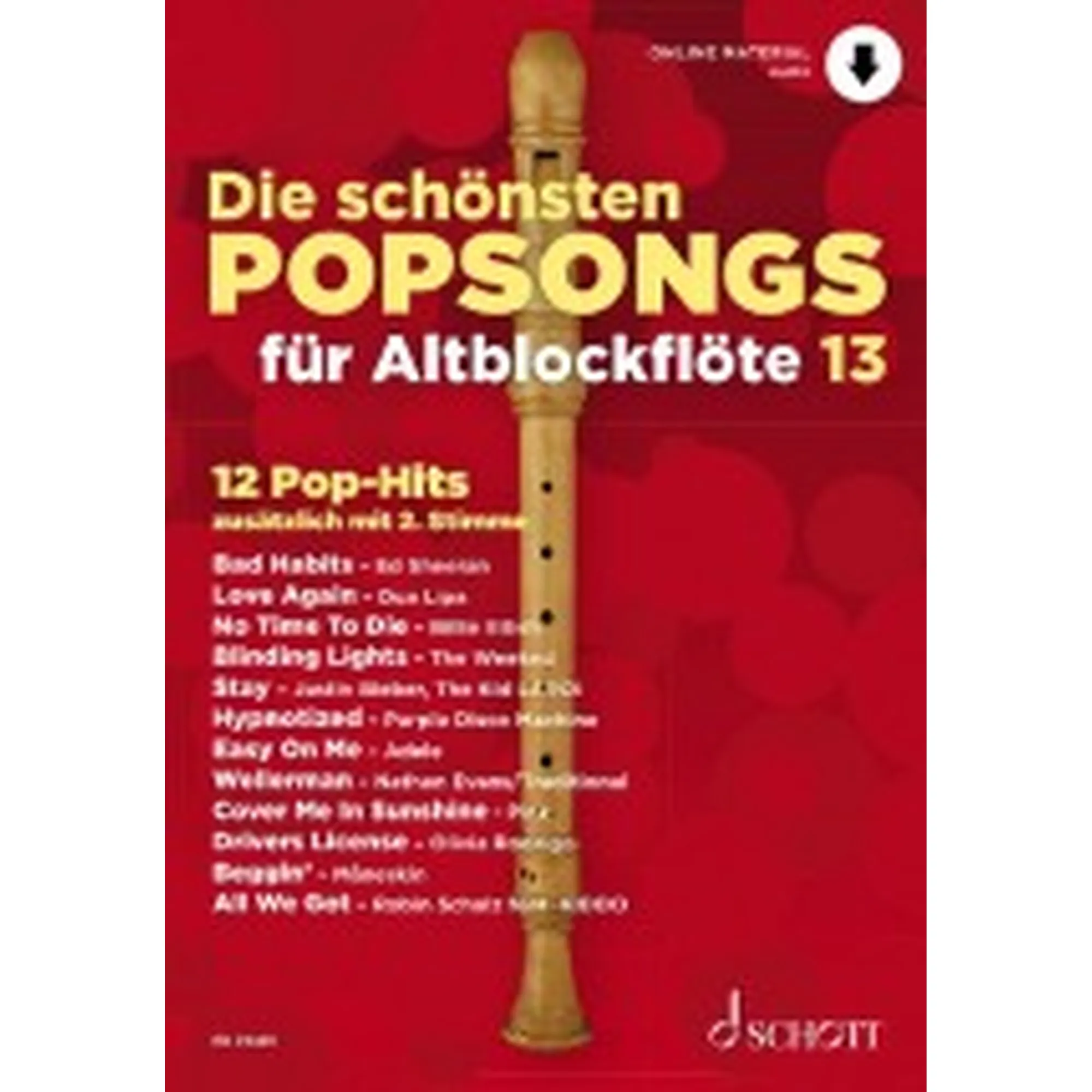 Die Schönsten Popsongs Für Altblockflöte 13