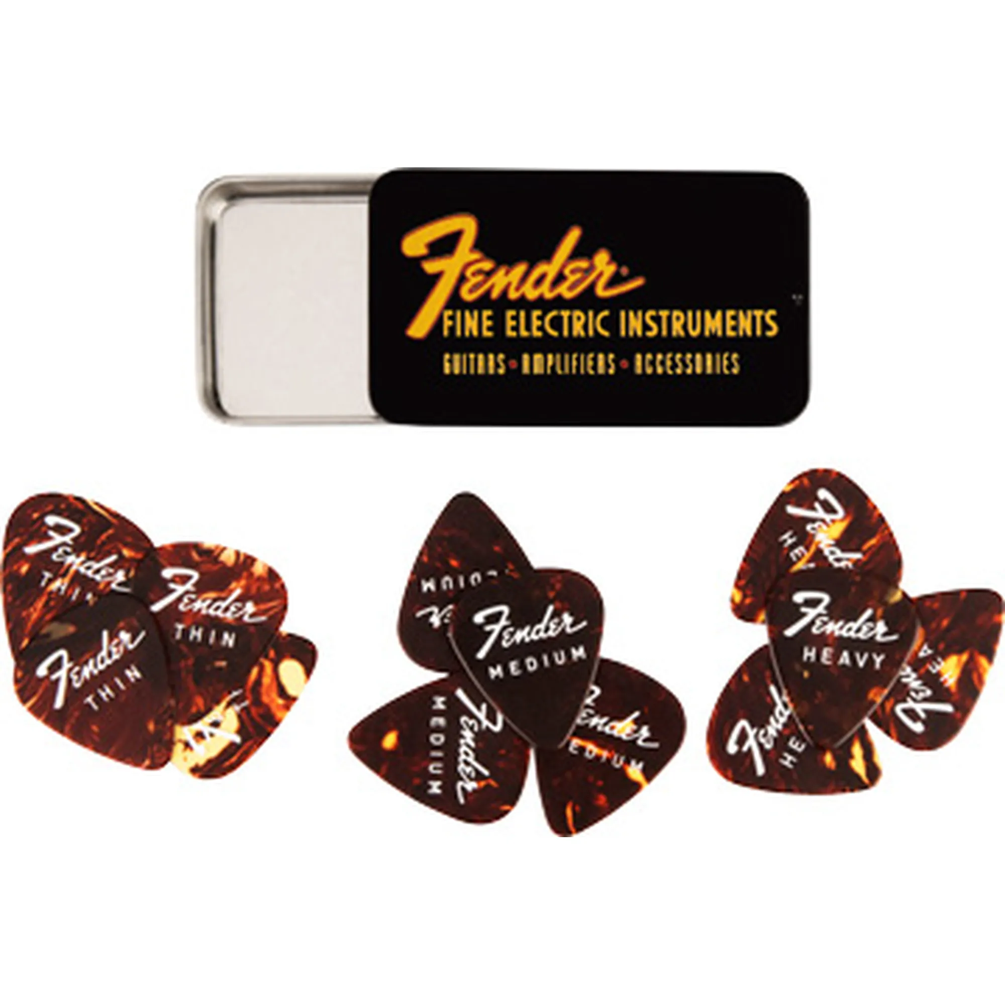 Vorderes Coverbild Fender Fine Electric Pick Tin