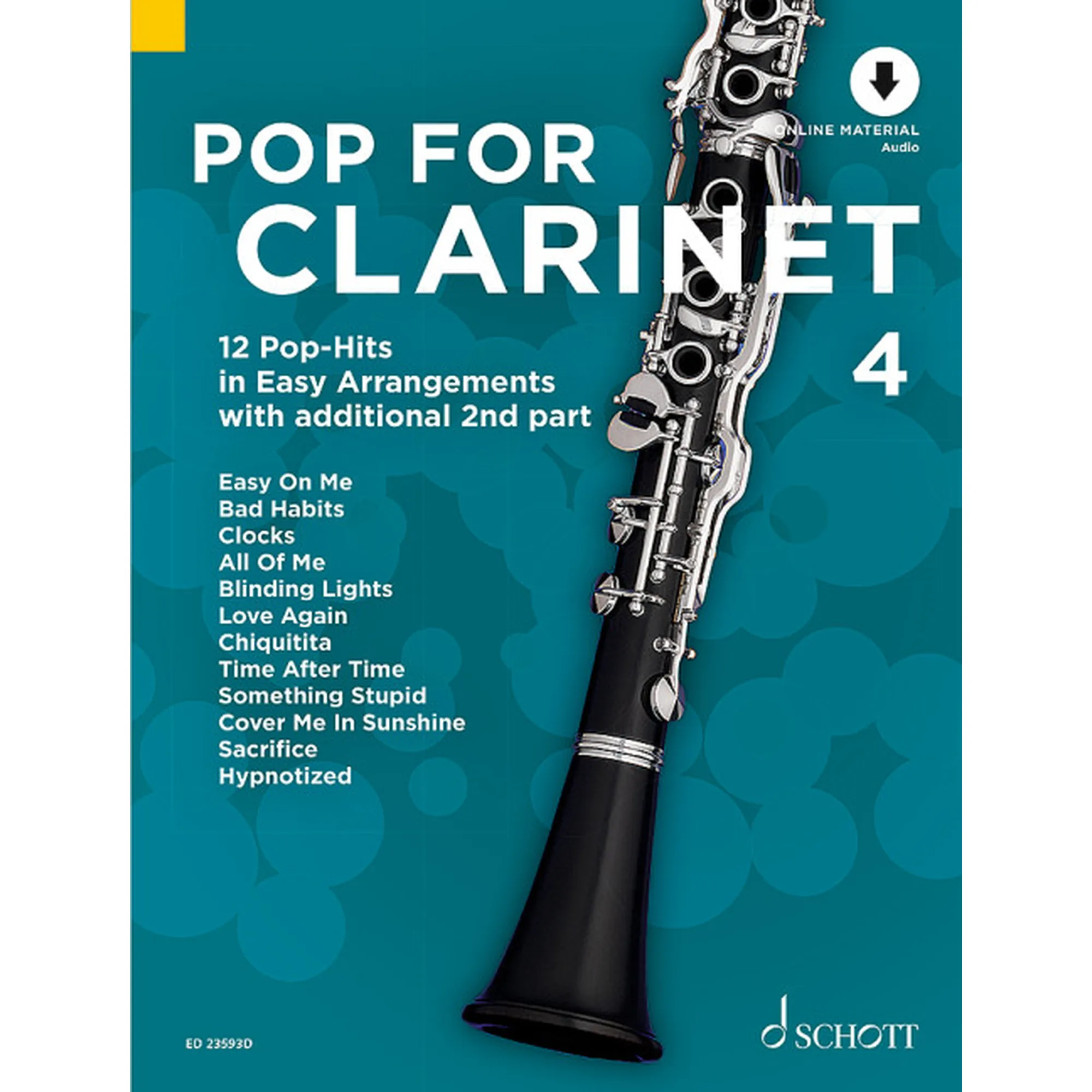 Vorderes Coverbild Pop for Clarinet Band 4