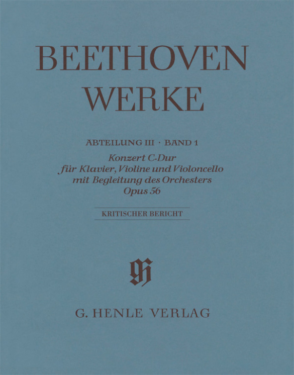 Beethoven Werke Abteilung 3 Band 1