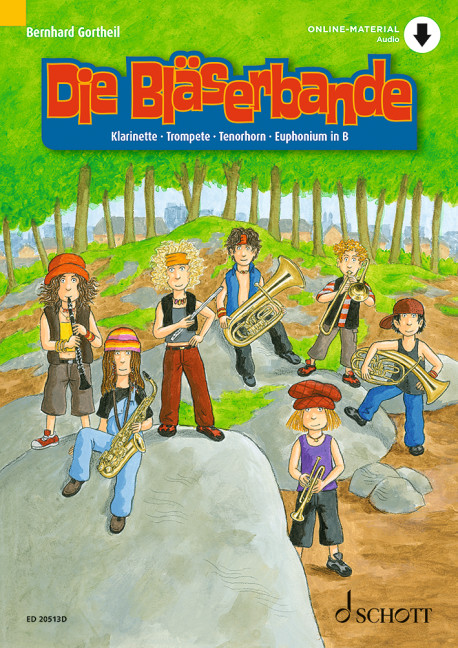 Vorderes Coverbild Die Bläserbande - B Instrumente
