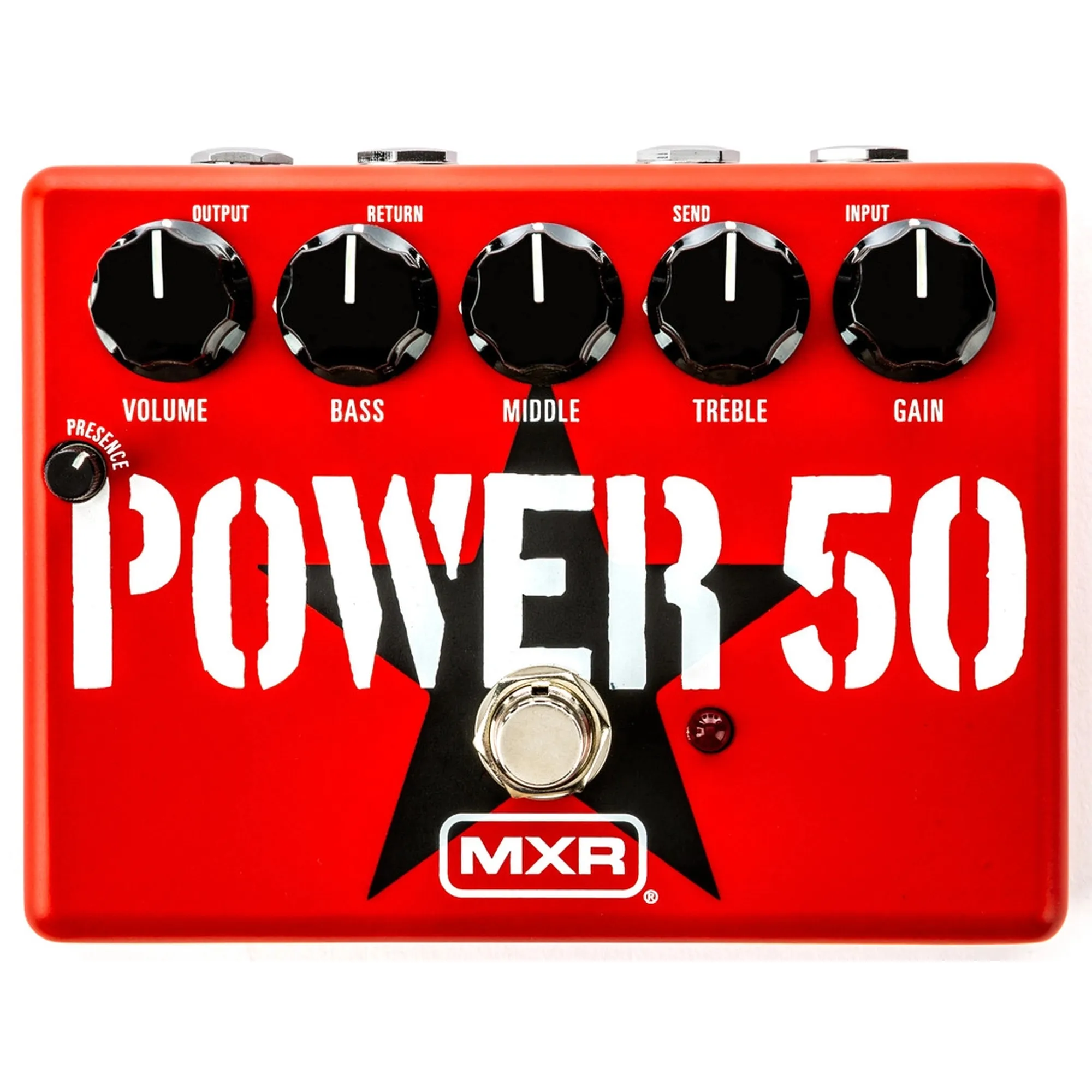 Vorderes Coverbild MXR TBM1 Tom Morello Power 50 Overdrive
