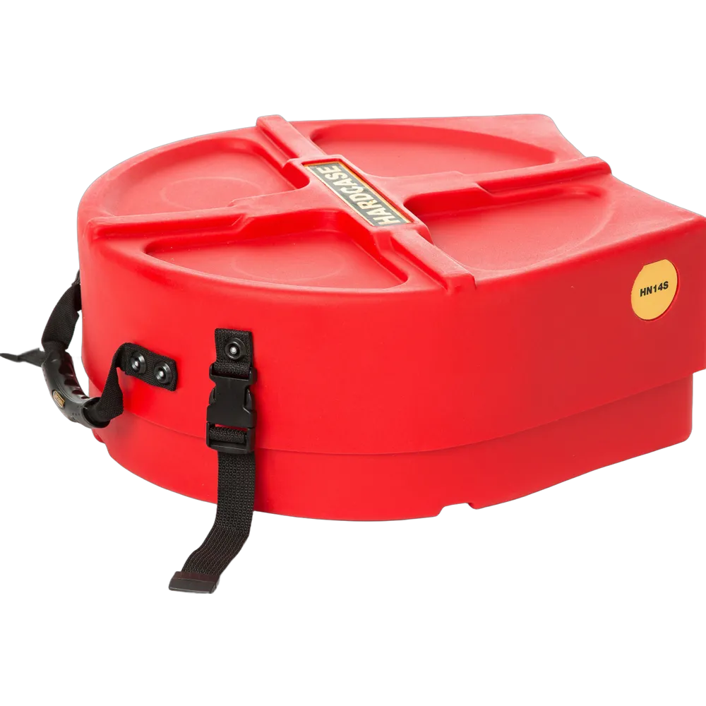 Vorderes Coverbild Hardcase 14" Snare HNL14S-R Fully Lined Colour Red