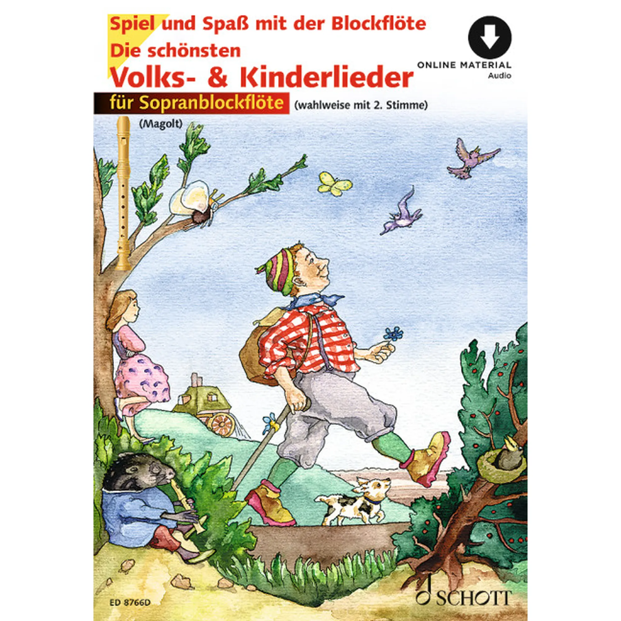 Vorderes Coverbild Die schönsten Volks- und Kinderlieder