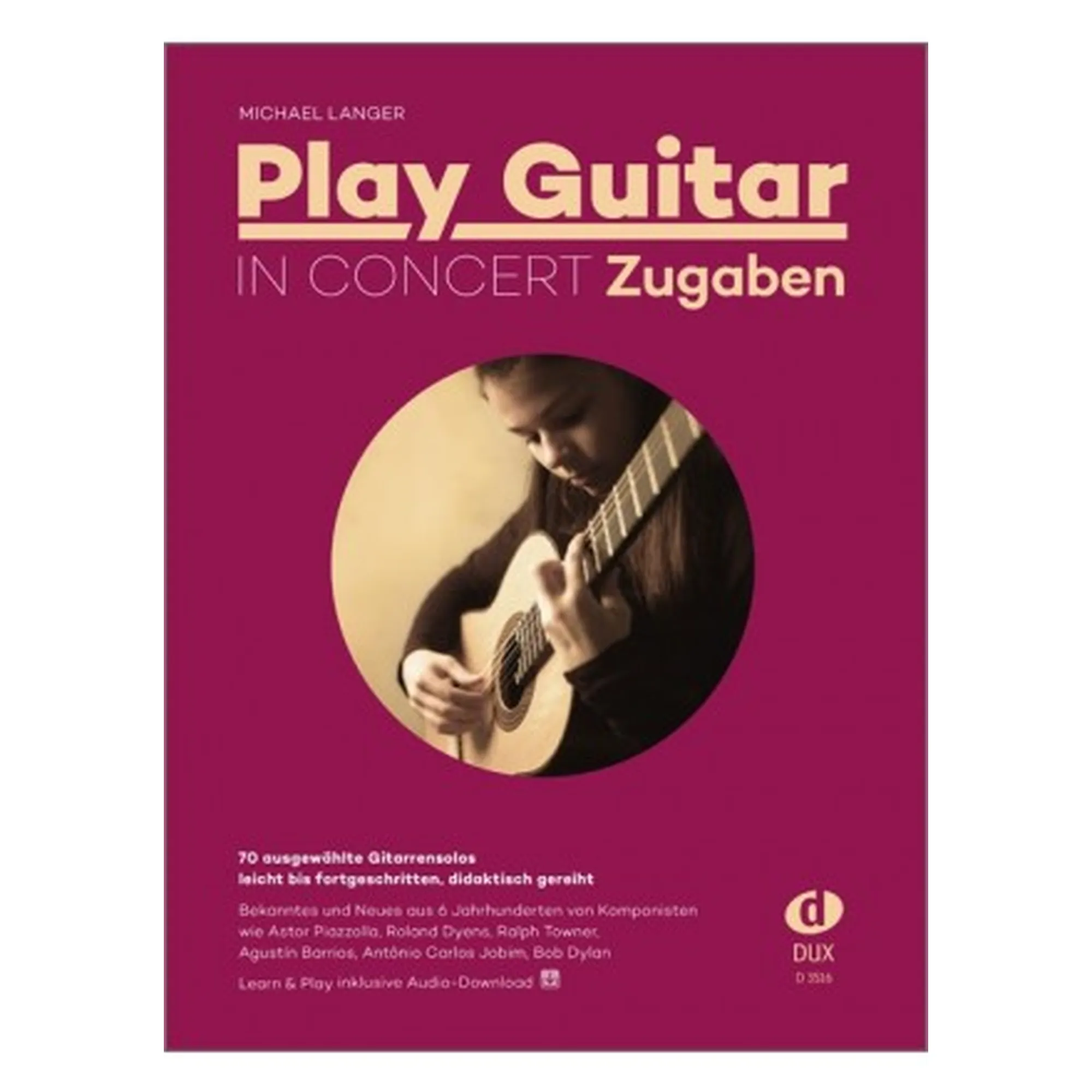 Vorderes Coverbild Play guitar in concert - Zugaben