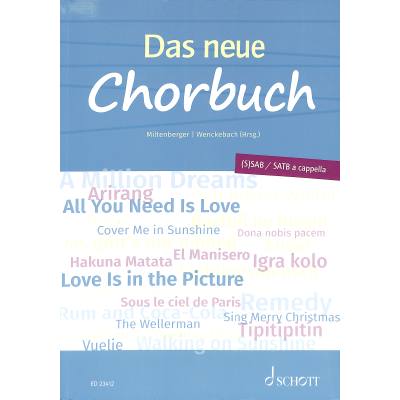 Vorderes Coverbild Das neue Chorbuch