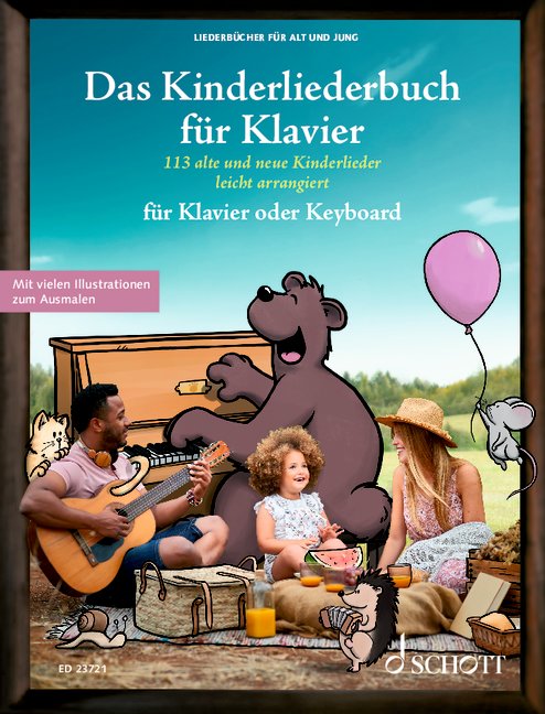 Vorderes Coverbild Das Kinderliederbuch für Klavier