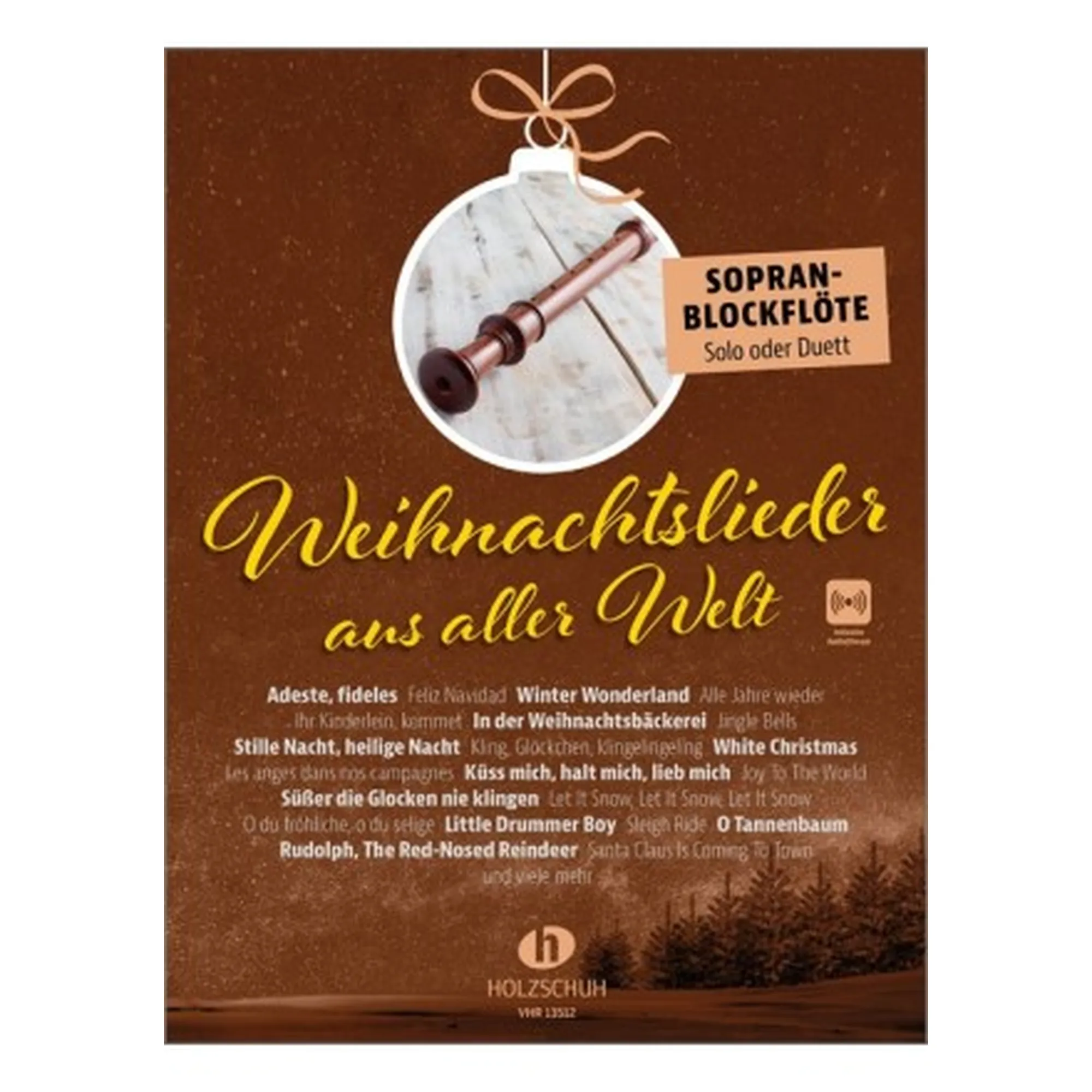Vorderes Coverbild Weihnachtslieder Aus Aller Welt Sopranblockflöte