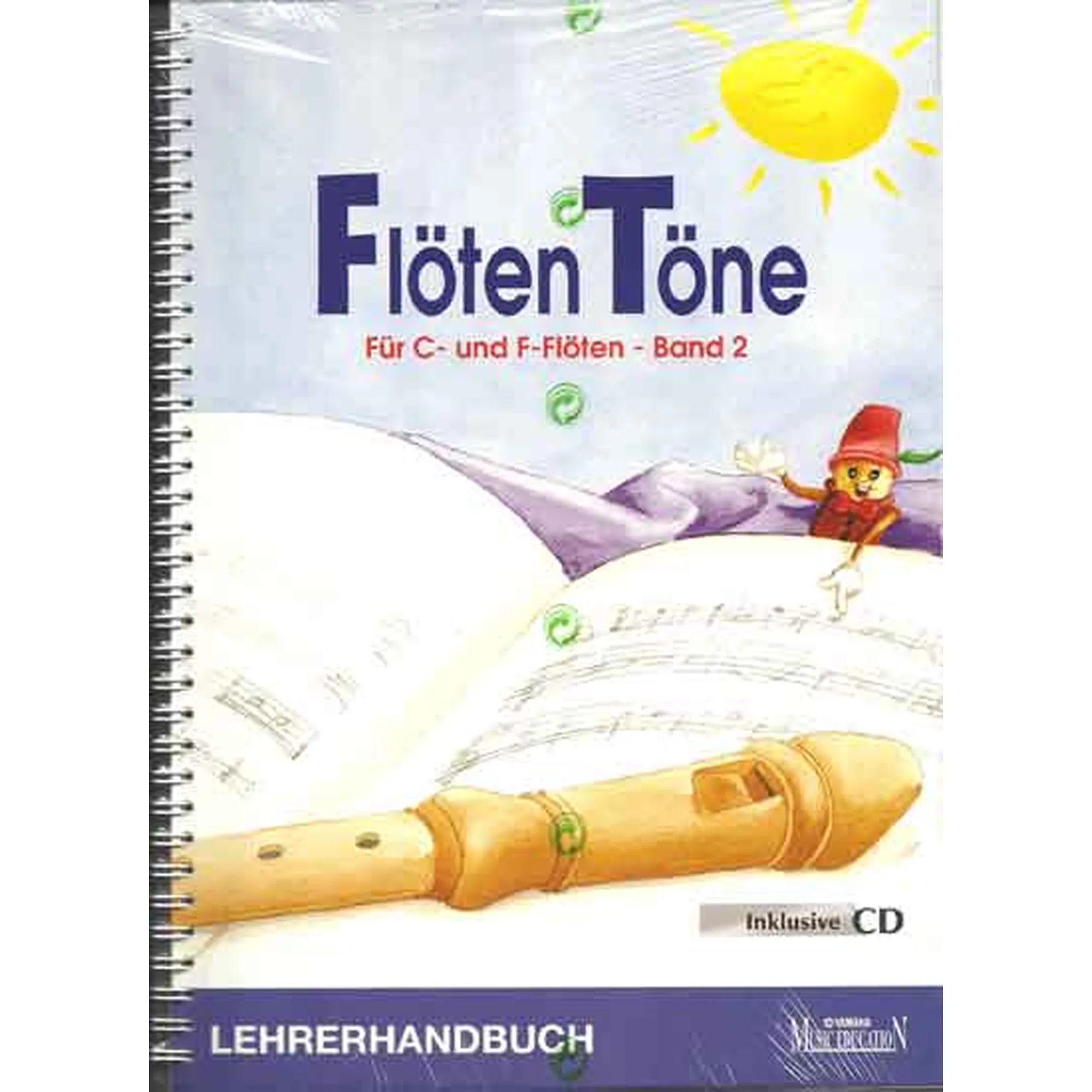 Vorderes Coverbild Flötentöne Leherhandbuch Band 2