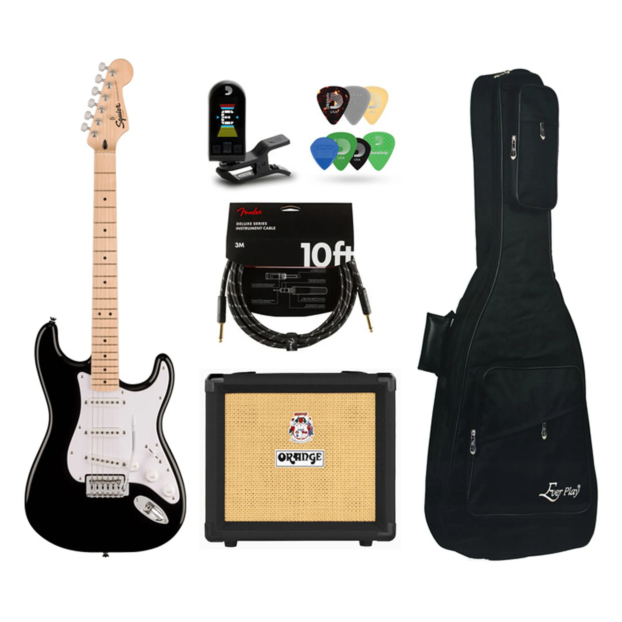 Squier Sonic Starter Bundle - BLK