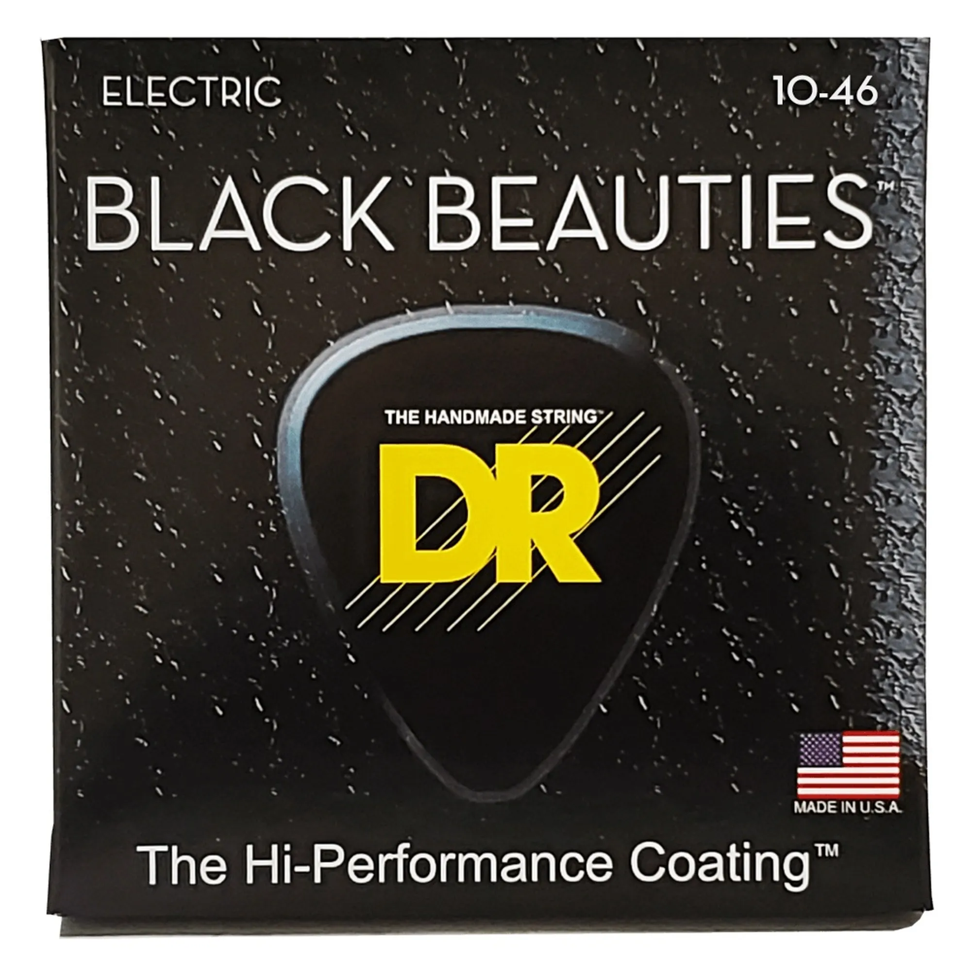 DR Strings BKE-10/46 Medium Black Beauties