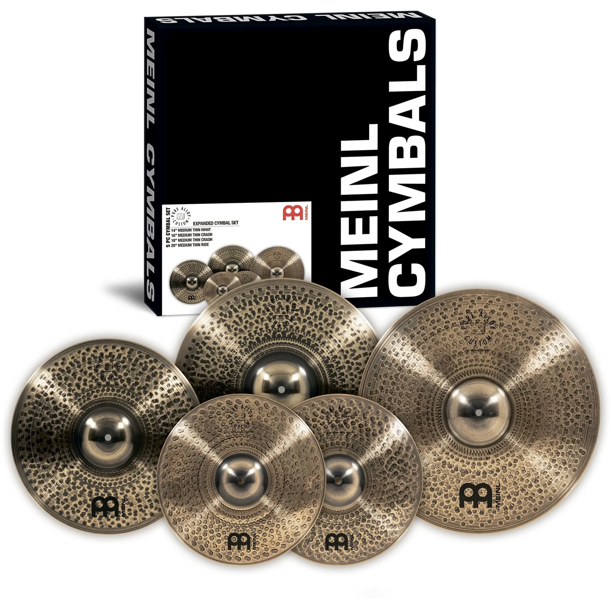 Meinl PAC14161820 Pure Alloy Custom Expanded Set