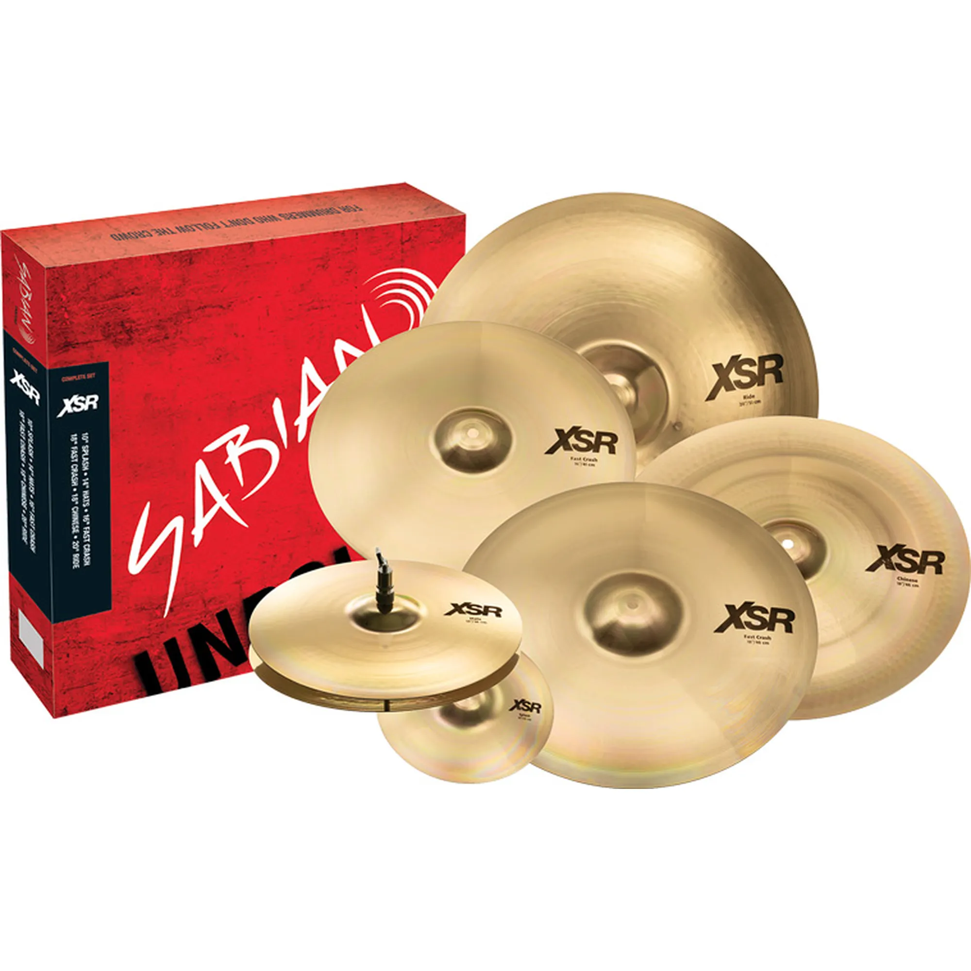 Sabian XSR Super Complete Set Pro Brilliant - Showroom