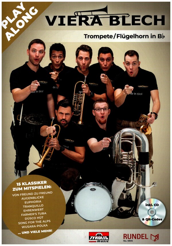 Vorderes Coverbild Viera Blech - Play along