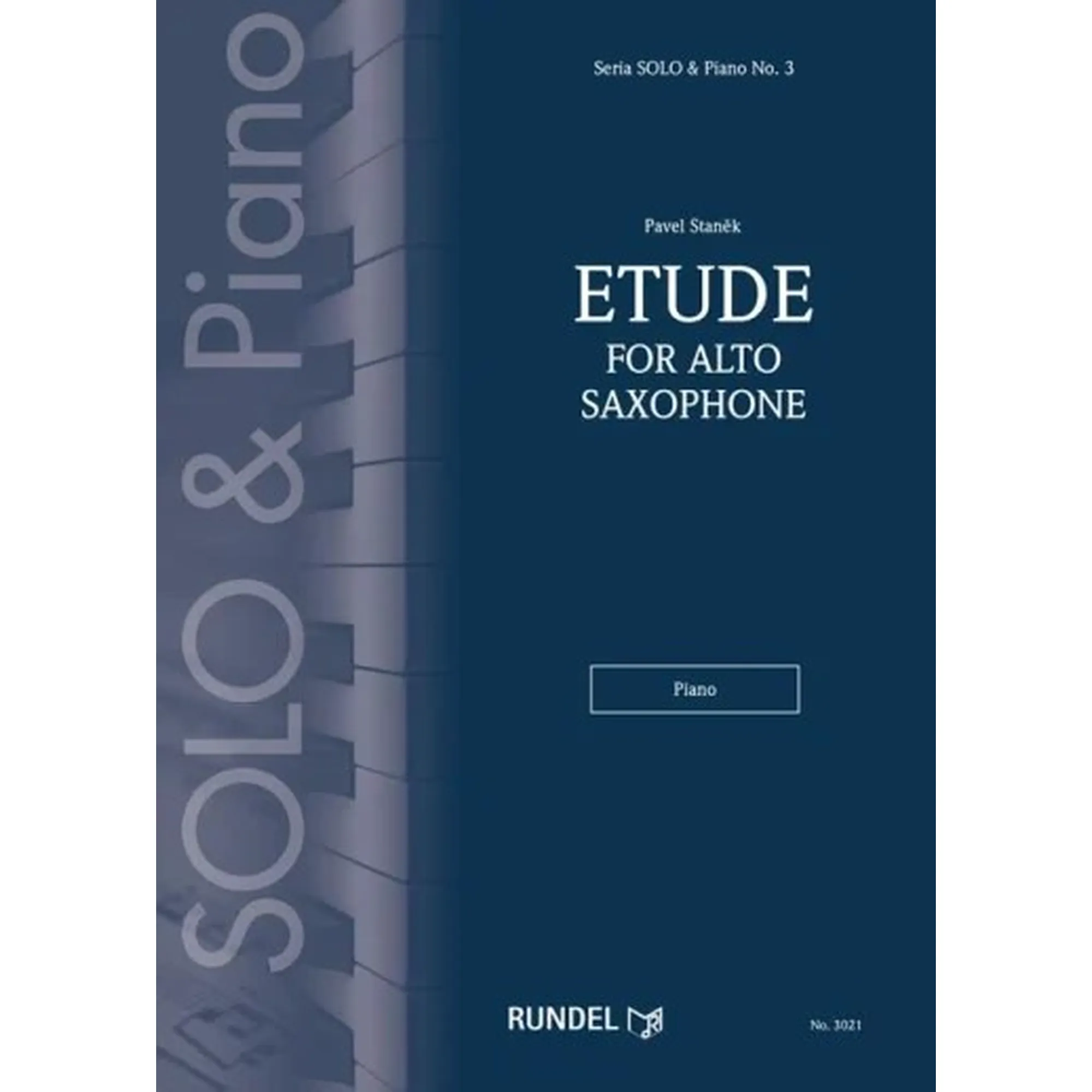 Vorderes Coverbild Etude for alto saxophone & piano
