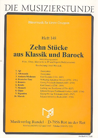 10 Stücke aus Klassik und Barock