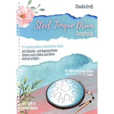 Vorderes Coverbild Steel tongue drum Songbook