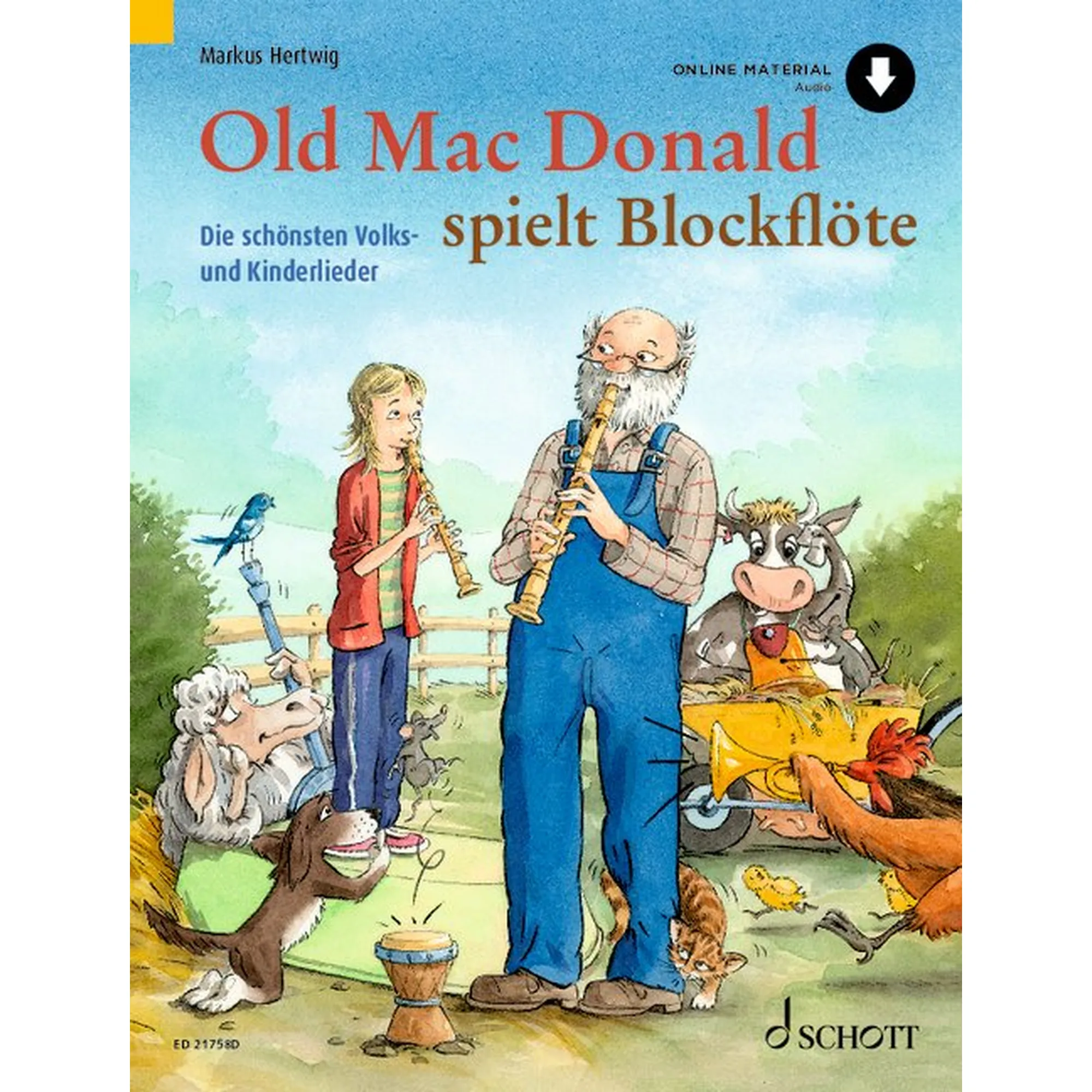 Vorderes Coverbild Old MacDonald spielt Blockflöte