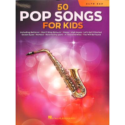 Vorderes Coverbild 50 Pop songs for kids