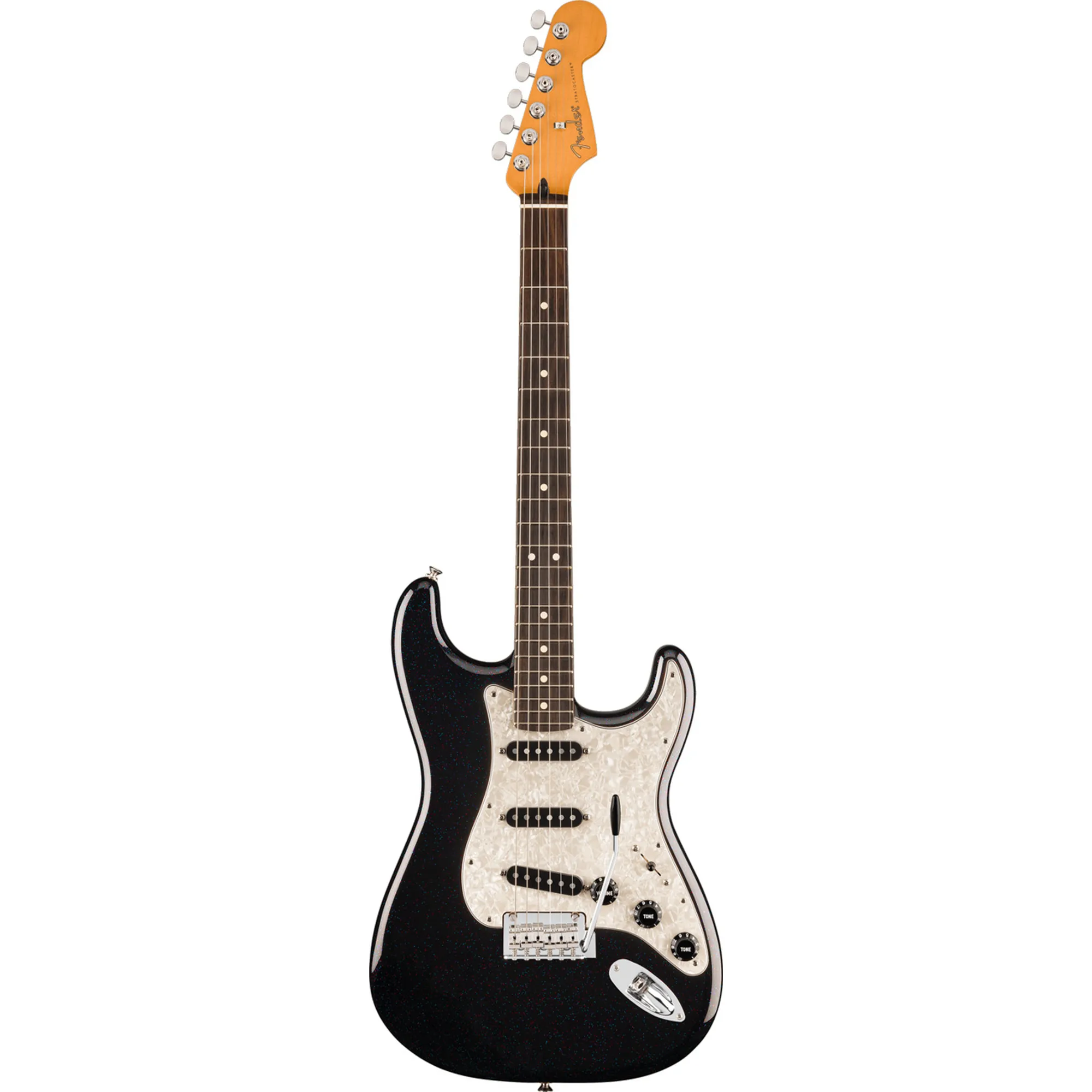 Vorderes Coverbild Fender 70th Anniversary Player Strat RW - Nebula Noir
