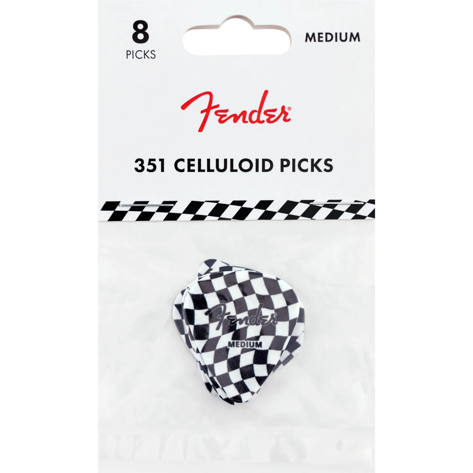 Vorderes Coverbild Fender Wavy Checkerboard 351 Medium