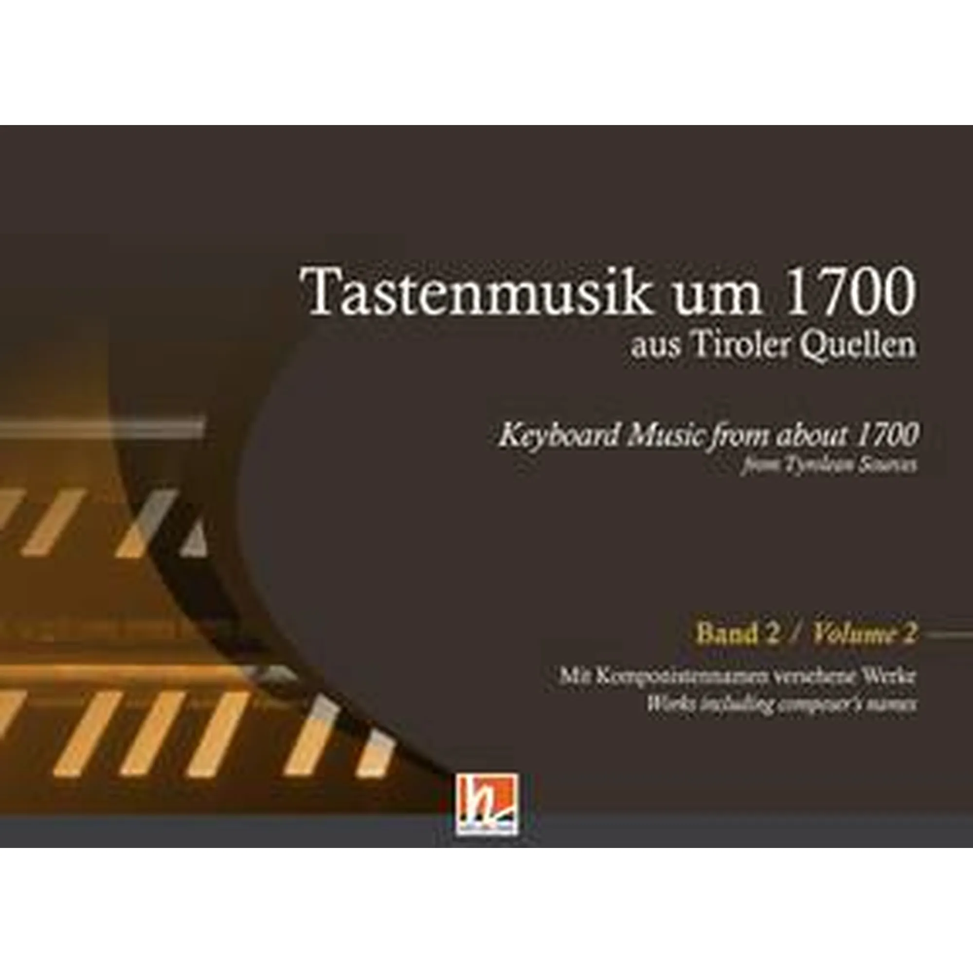 Vorderes Coverbild Tastenmusik um 1700 aus Tiroler Quellen 2