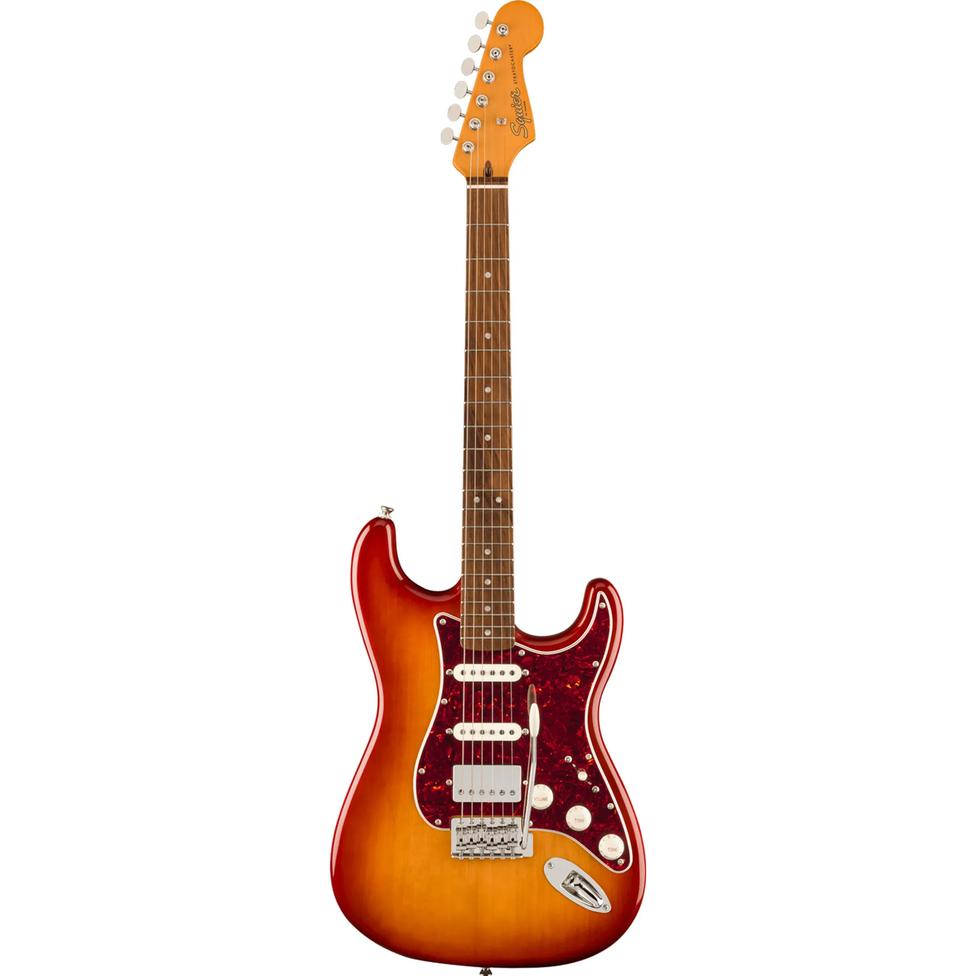 Vorderes Coverbild Fender Squier Limited Classic Vibe 60s Strat HSS - SSB
