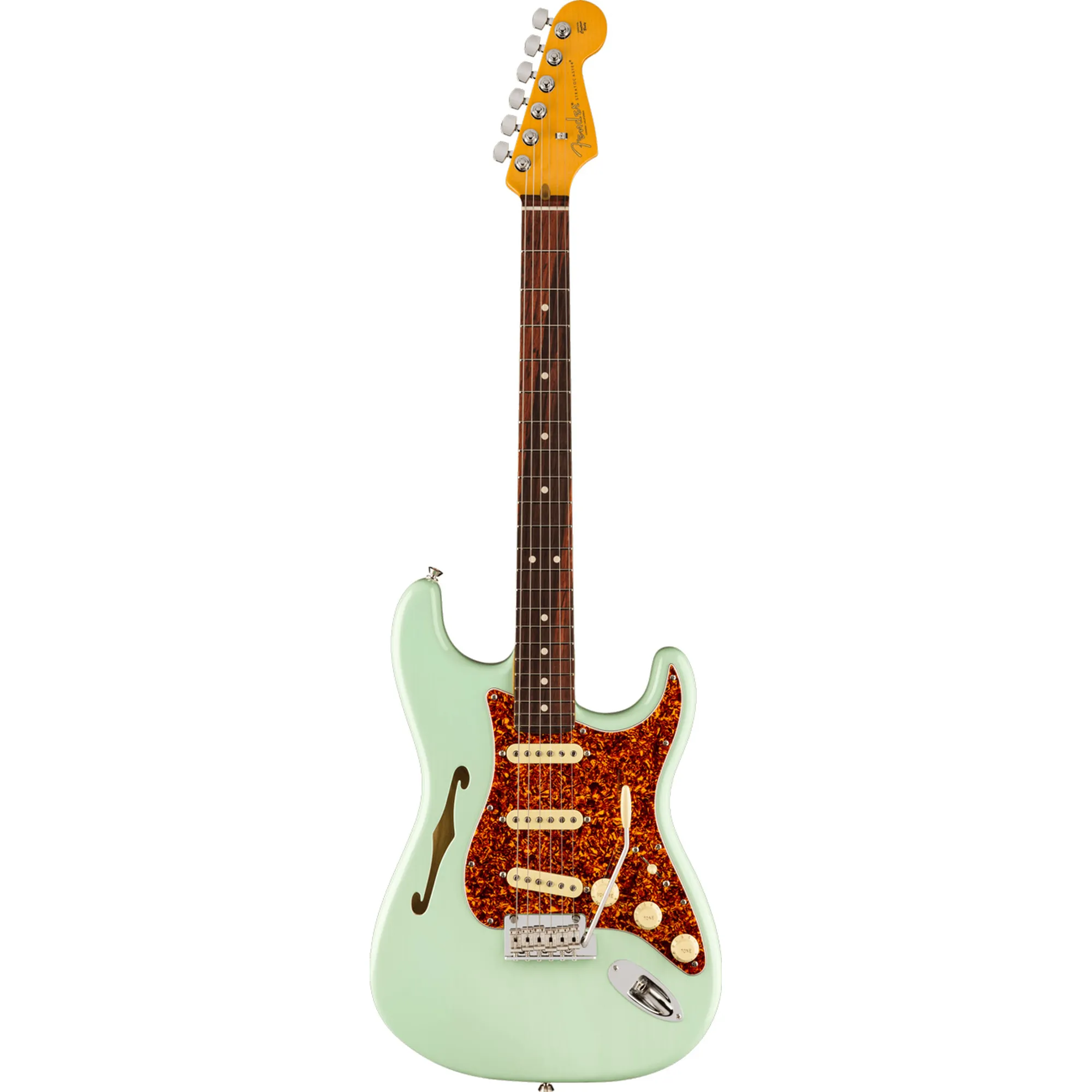 Vorderes Coverbild Fender Limited AM Pro II Strat Thinline RW - TRNS SFG