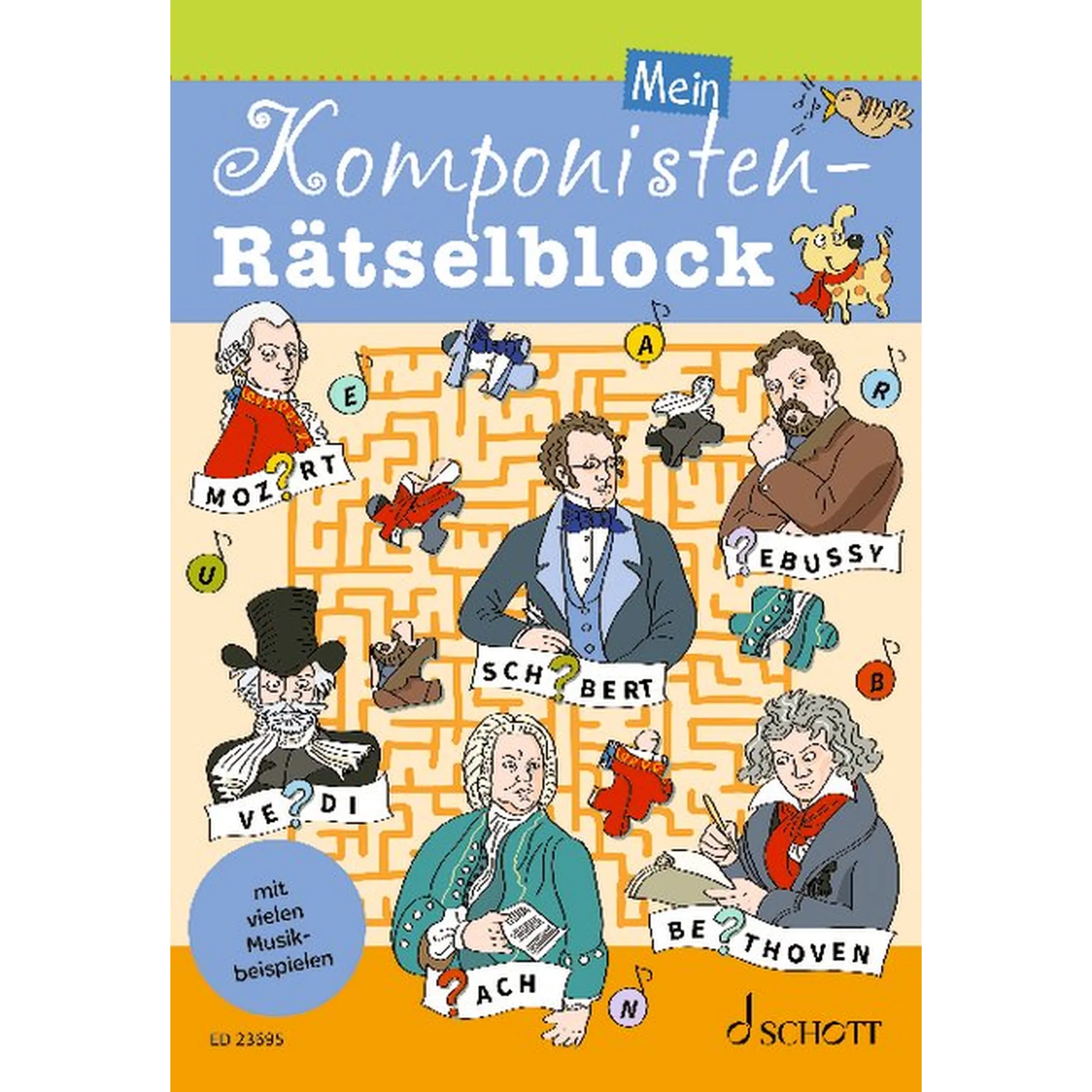 Vorderes Coverbild Mein Komponisten Rätselblock