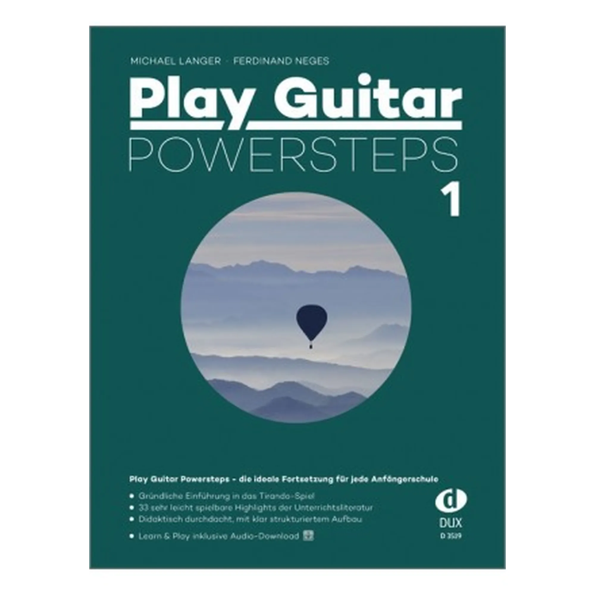 Vorderes Coverbild Play guitar powersteps 1