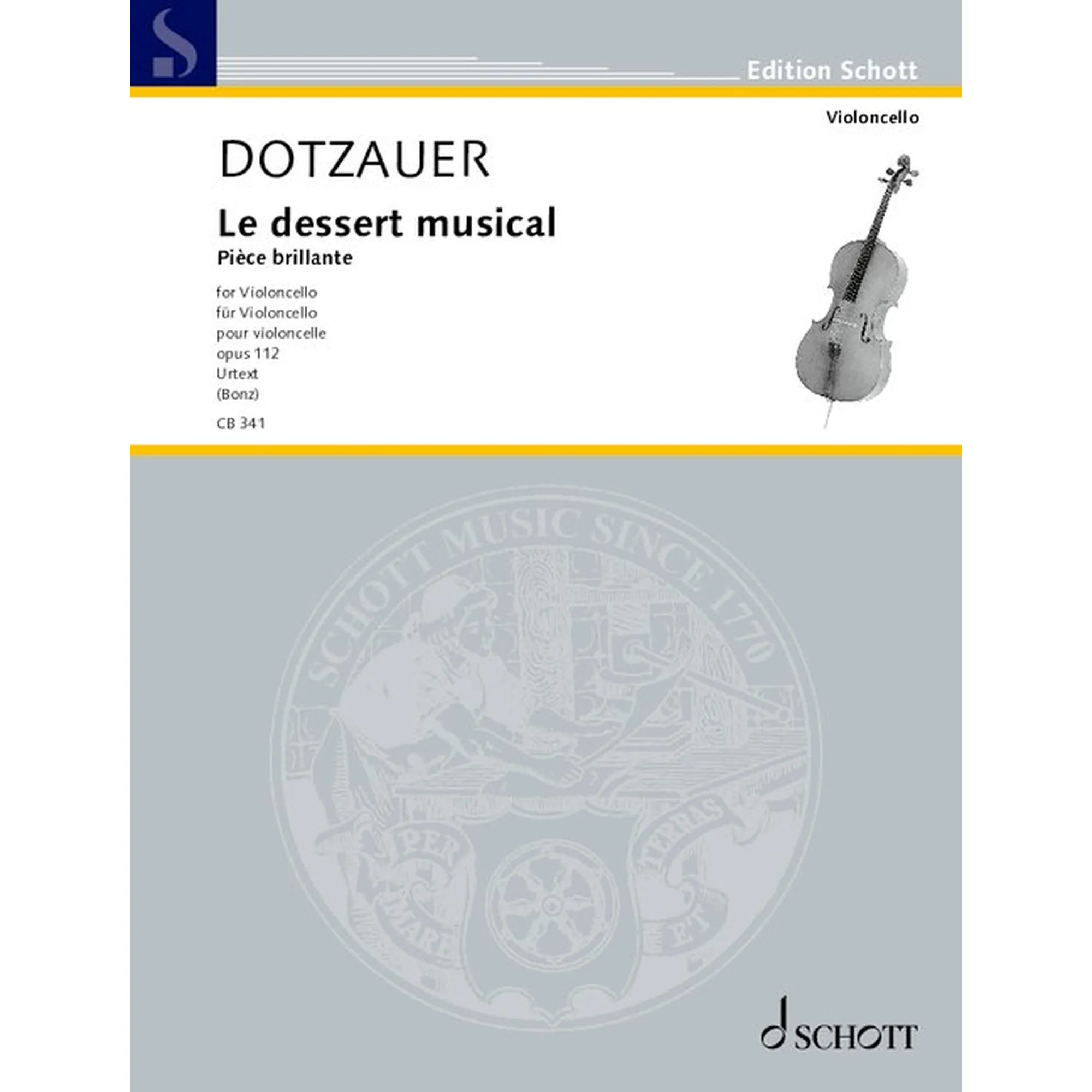 Vorderes Coverbild Le dessert musical op. 112