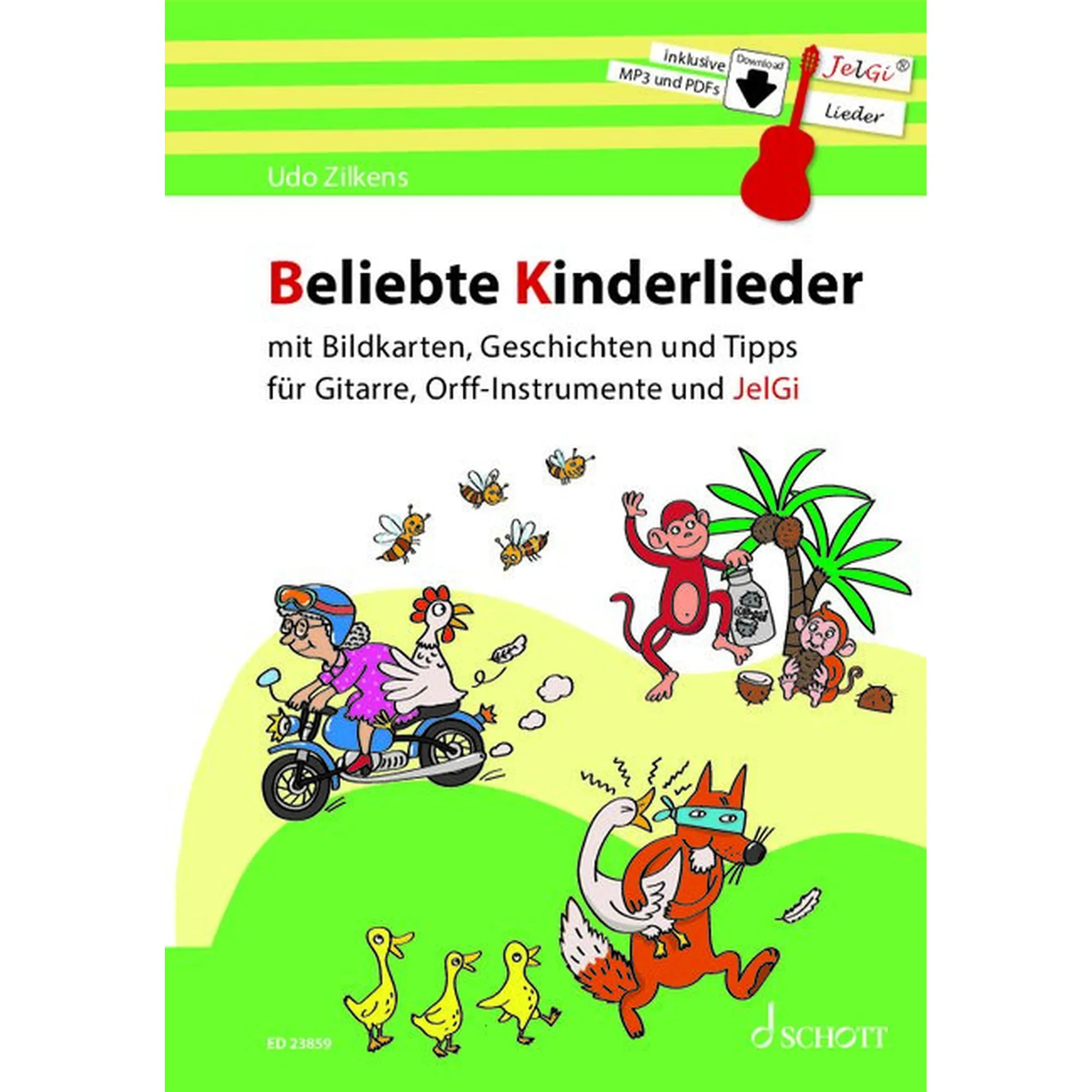 Vorderes Coverbild Beliebte Kinderlieder