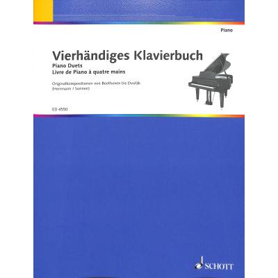Vorderes Coverbild Vierhändiges Klavierbuch - Antiquariat
