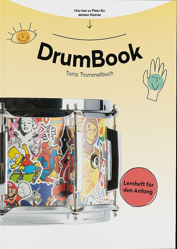 Vorderes Coverbild DrumBook - Tonis Trommelbuch