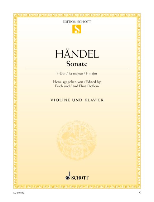 Vorderes Coverbild Sonate F-Dur