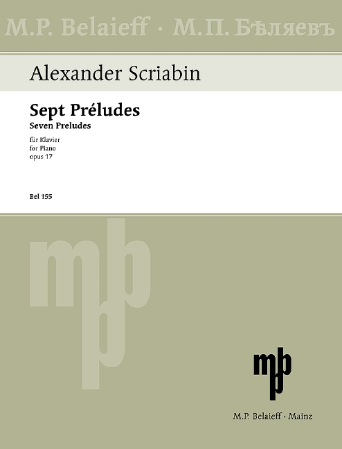 Vorderes Coverbild 7 Preludes op.17