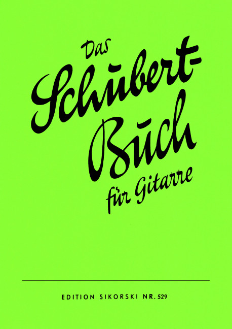 Vorderes Coverbild Das Schubert-Buch für Gitarre