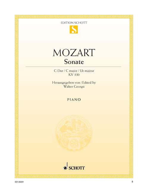 Vorderes Coverbild Sonate C-Dur KV 330