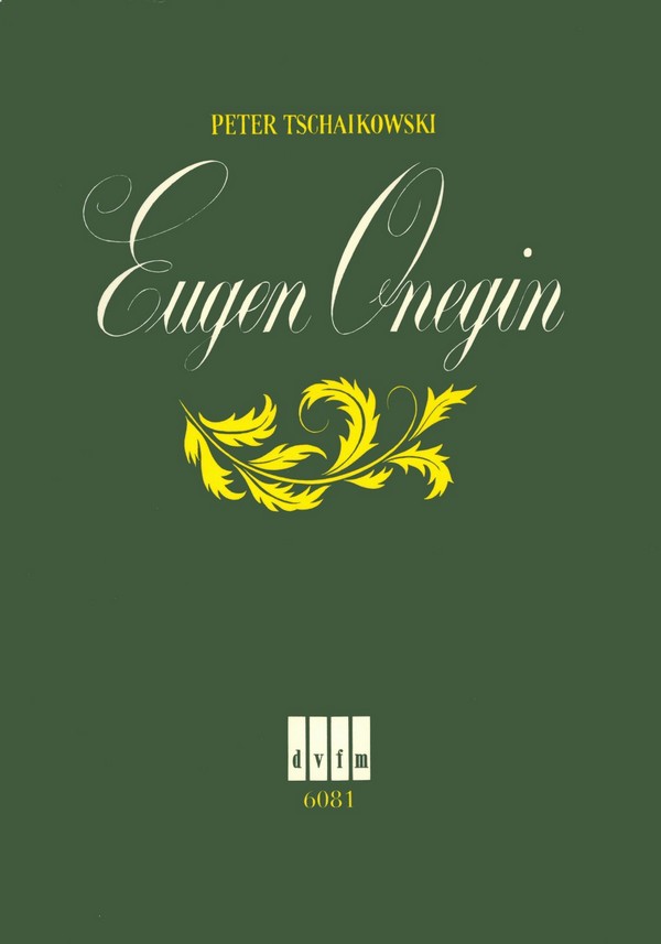 Vorderes Coverbild Eugen Onegin op.24