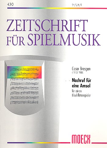 Vorderes Coverbild Nachruf für eine Amsel