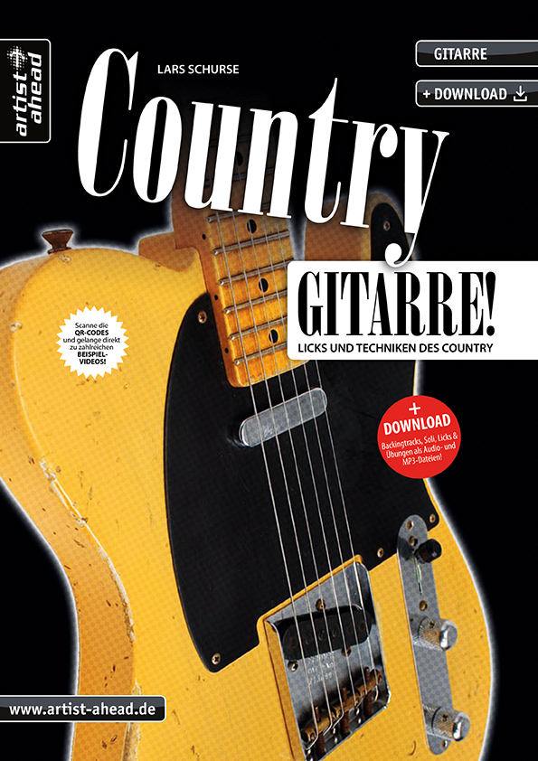 Vorderes Coverbild Country Gitarre (+Download)