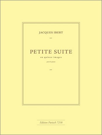 Vorderes Coverbild Petite suite en 15 images