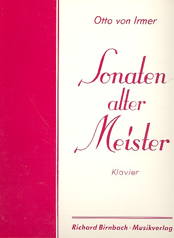 Vorderes Coverbild Sonaten alter Meister