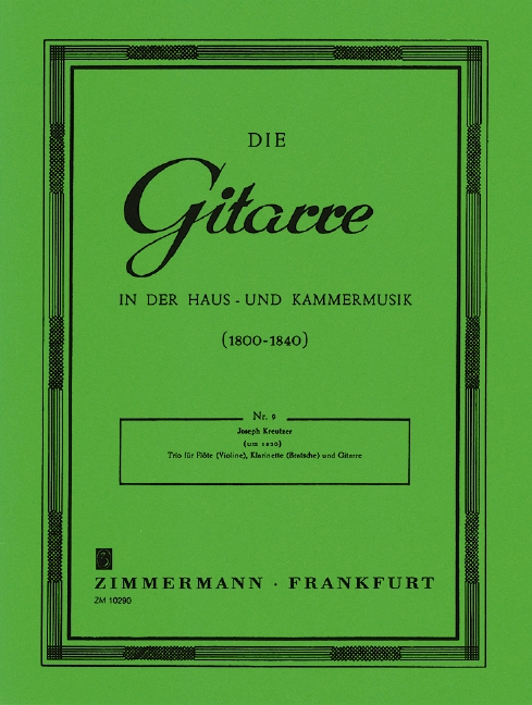 Vorderes Coverbild Trio op.16