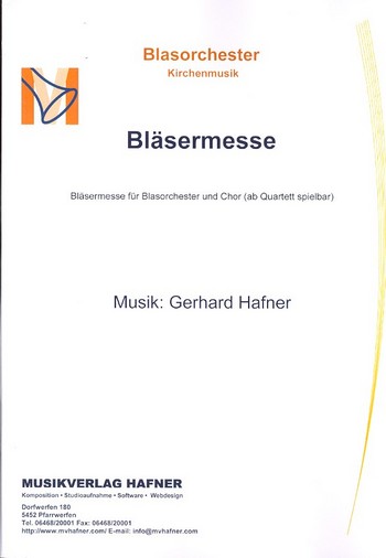 Vorderes Coverbild Bläsermesse