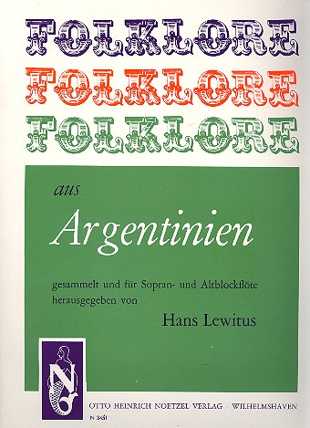 Vorderes Coverbild Argentinische Folklore
