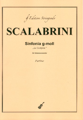 Vorderes Coverbild Sinfonia g-Moll La Tempete